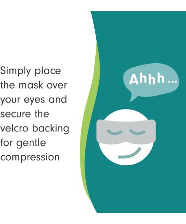 Aculief Weighted Eye Mask - Compression for Sleep & Headache Relief - Buy Online on GoSupps.com