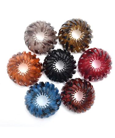 Hair tie fashion crystal ponytail owner girl hair clips women crystal cock hair roller clips clips clip hair clip hair clip hair styling (7pcs)
