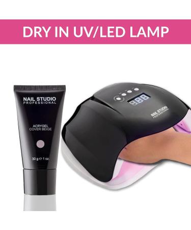 Nail Studio Professional - Natural Acrygel - High-Coverage and Very Natural Acrygel With a Delicate Pink- Beige Colour - Size 30 gr - Buy Online on GoSupps.com