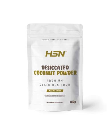 HSN Desiccated Coconut Powder | No added sugars, 100% natural | Ideal for shakes and smoothies | Suitable for Vegans/Vegetarians - 150g