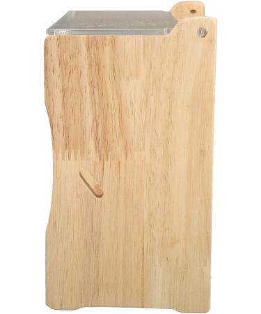 Automatic Large Capacity Chicken Feed Dispenser - Clear Acrylic Bird Feed Box for Budgies Nymphs & Quail (S 165x42x45mm) - Buy Online on GoSupps.com