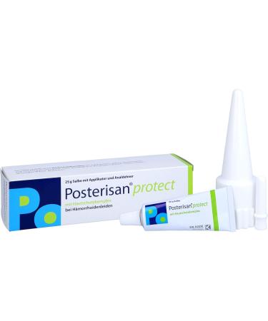 Posterisan Protect Ointment with Applicator | Hemorrhoid Relief & Skin Protection Complex | 25g 2-Part Set - Buy Online on GoSupps.com