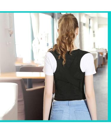 Posture Corrector for Mend Women - Adjustable Full Back Support Brace for Clavicle Support and Providing Pain Relief for Neck Back and Shoulder Elegant Svart Large - Buy Online on GoSupps.com