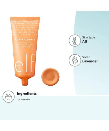 E.L.F. Superclarify Cleanser 3.4 fl oz â€“ Gentle Facial Cleanser for Clear Skin - Buy Online on GoSupps.com