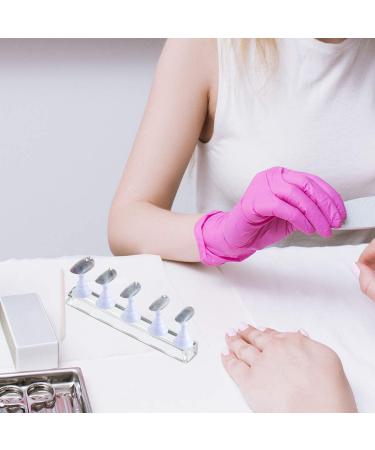 2 Sets Acrylic Nail Display Stand Nail Tip Practice Holder Magnetic Nail Practice Stand Fingernail DIY Nail Art Stand for False Nail Tip Manicure Tool Home Salon Use (White) - Buy Online on GoSupps.com