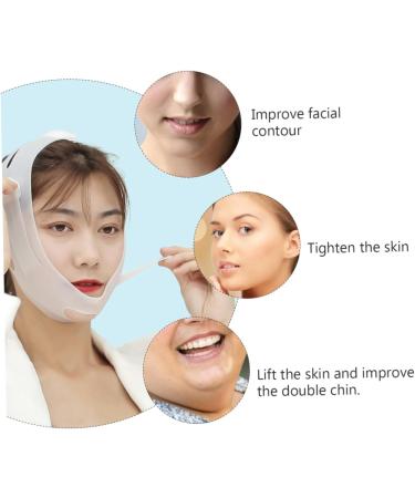 Milisten V Waist Band Face Lifting Strap V-Line Chin Cheek Band Face Lifting Belt for Girl Female Woman Lady Slimming Belt Girdle - Buy Online on GoSupps.com