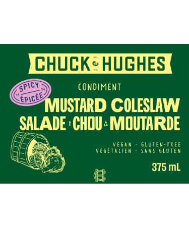 CHUCK HUGHES - MY SPICY MUSTARD COLESLAW - 2 PACK - Vegan and Gluten Free - Buy Online on GoSupps.com