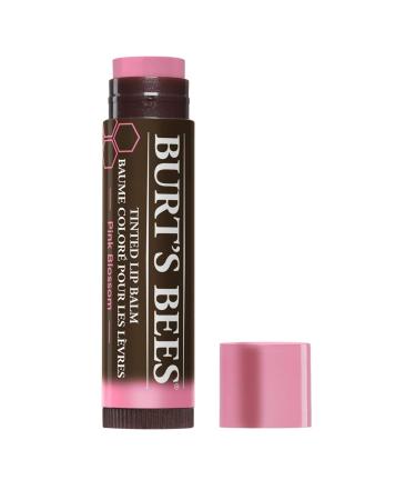 Burts Bees 100% Natural Tinted Lip Balm  Pink Blossom with Shea Butter & Botanical Waxes 1 Tube - Buy Online on GoSupps.com