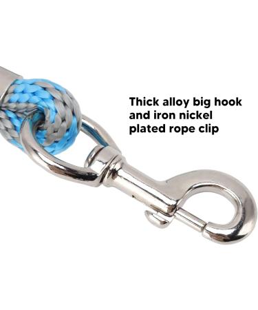 HEEPDD Nylon Horse Rope Friction Free 13ft Long Horse Leash Rope Soft Touch for Pet for Training Blue Grey - Buy Online on GoSupps.com