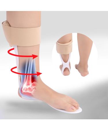 Adjustable Foot Drop Orthosis Brace Support Effective Ankle Correction Splint | Lightweight & Comfortable | Available in 2 Sizes (Left M: 39-45 Yards - Buy Online on GoSupps.com
