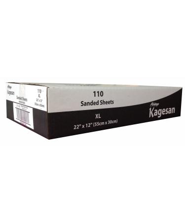 Kagesan Bulk Sanded Sheets White 22 X 12" (55 X 30cm) (Pack of 110)