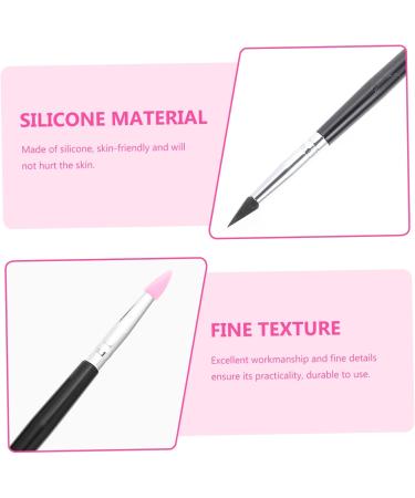 MAGICLULU 10 Pcs Silicone Eyeshadow Brush Makeup Brush Eye Blending Eyeshadow Brush Applicator Miss Lip Balm - Buy Online on GoSupps.com