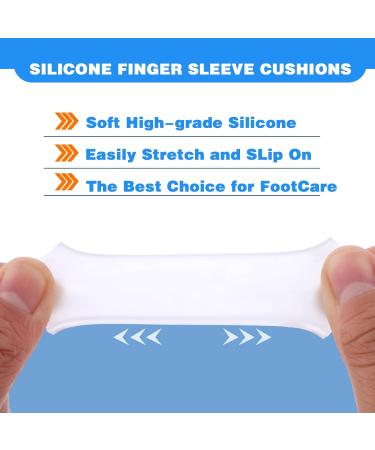 16-Piece Silicone Finger Protection Gel - Arthritis & Eczema Support for Golf & Basketball - Buy Online on GoSupps.com