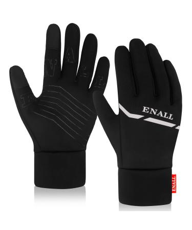 Waterproof Winter Gloves- Windproof Touch Screen Warm Gloves-for Running Driving Cycling-for Women and Men Large