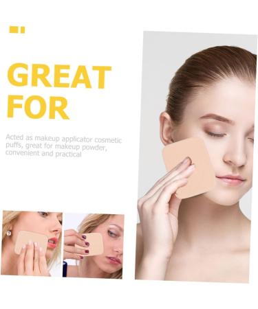 Mikinona 2 Sets Puff Makeup Sponge Wedges Cushion Foundation Puff Makeup Sponge Holder Powder Puffs for Women Beauty Sponge Women Products Concealer Sponge Square Girl Supplies - Buy Online on GoSupps.com