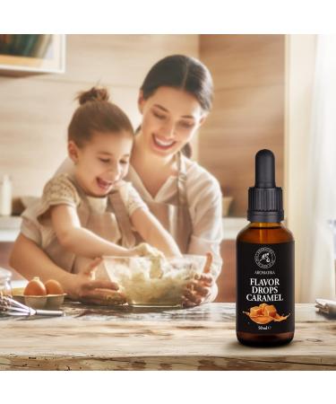 Buy Flavor Drops Caramel 50ml - Calorie-Free Aroma Drops for Food - Vegan Sweetener in Dark Glass Pipette Bottle - Buy Online on GoSupps.com