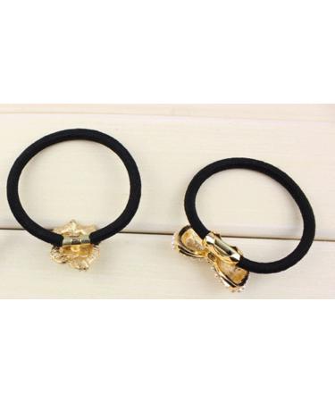 Cuhair Hair Scrunchies for Girls - 6 Pack Assorted Designs with Pearls & Crystals | International Shipping - Buy Online on GoSupps.com