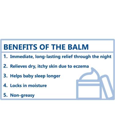 Aveeno Baby Eczema Therapy Nighttime Balm | Soothes Dry Itchy Skin | Hypoallergenic & Fragrance-Free | 11 oz - Buy Online on GoSupps.com