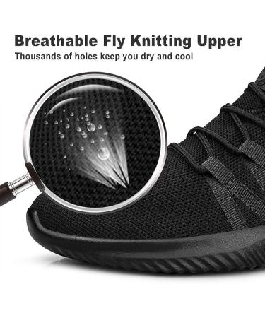 Feethit Men's Slip On Running Shoes 10.5 - Lightweight, Breathable, Non-Slip Sneakers - Buy Online on GoSupps.com