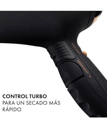 Hot Tools Pro Artist Black Gold 2100 Turbo Hair Dryer | Fast Drying Lightweight Ionic Ceramic 1875W - International Shipping Available - Buy Online on GoSupps.com