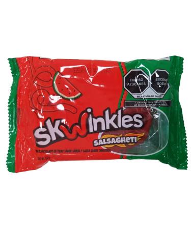 Skwinkles Salsaghetti 12 Pack/Mexican Sweets Watermelon and Tamarindo Flavoured Sweet Strips