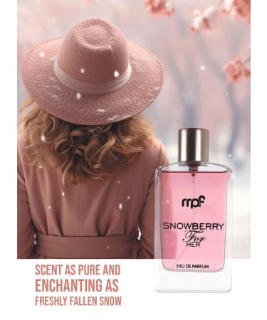 MPF SNOWBERRY 100ml EAU DE PARFUM Spray Long Lasting Fragrance All Day Scent Perfume for Women 3.4 Ounce - Buy Online on GoSupps.com