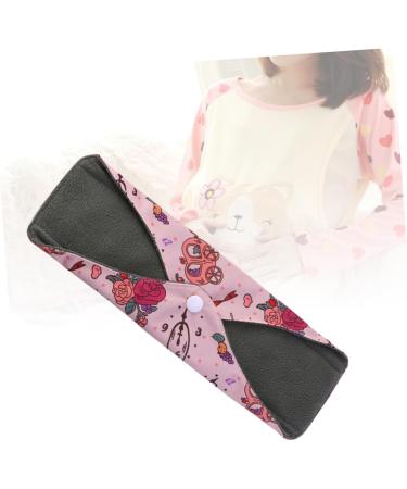 HAPINARY Washable Bamboo Charcoal Menstrual Pads - Reusable & Portable Maternity Napkin | Cotton Mama Pads - M14 (1 Count) - Buy Online on GoSupps.com