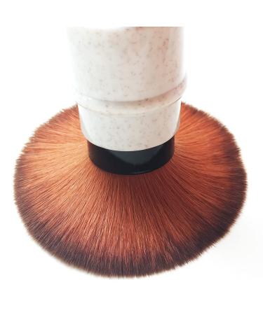 RN BEAUTY Retractable Makeup Brush Set with Cover - Apricot - Buy Online on GoSupps.com
