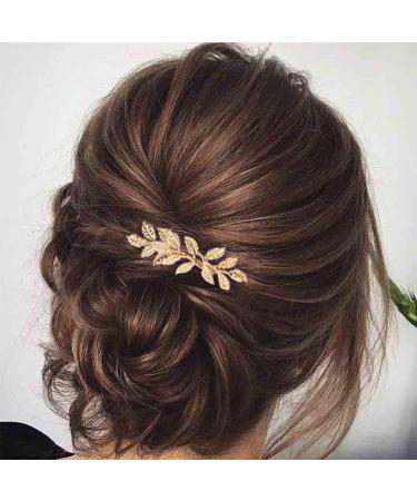 YHEAKNE Boho Wedding Hair Accessories - Gold Lattice Hard Camp with Headgear & Side Comb for Brides & Bridesmaids - Buy Online on GoSupps.com