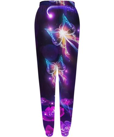 Womens Comfy Gym Sports Joggers Sweatpant Loose Elasticated Trouser Causal Athletic Workout Track Sweat Jog Pants Jogging Bottoms Lounge Wear XXL 310-djufh-purple-a - Buy Online on GoSupps.com