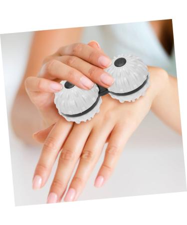 Beavorty 1stk Decompression Ball Toy - White Massage Ball for Stress Relief - 7.36x3.56cm - International Shipping Available - Buy Online on GoSupps.com