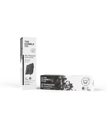 Humble Co. Natural Toothpaste 2pk - Anticavity Adult Fluoride Formula with Charcoal Powder - Buy Online on GoSupps.com