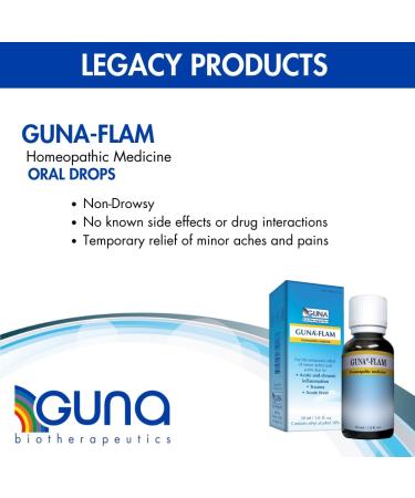 Guna Flam Homeopathic - Temporary Relief for Acute Fever Aches & Pains - 1 oz | Fast International Shipping - Buy Online on GoSupps.com