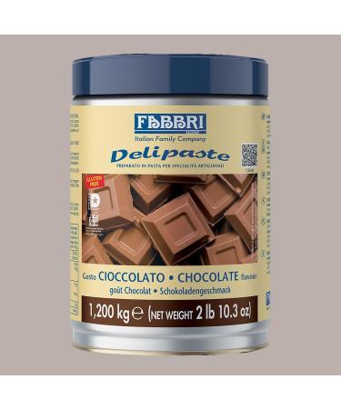 Lucgel Srl 1.2 kg Ice Cream Paste Chocolate Flavor Delipaste Fabbri