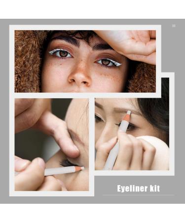 4pi ces Crayon Eyeliner Et R sistant Transpiration Outil De Maquillage Pour Yeux Crayon De Maquillage Pr cis Et Facile Utiliser Couleur Blanche - Buy Online on GoSupps.com