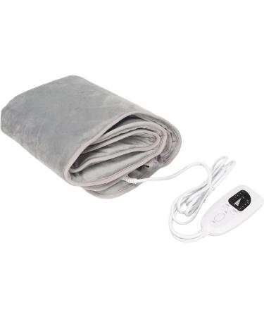 Fast Heating Electric Heating Cushion | Plush Soft Neck Wrap & Heating Pillow | 6 Gears Adjustable | 37x22in Silver Gray - Buy Online on GoSupps.com