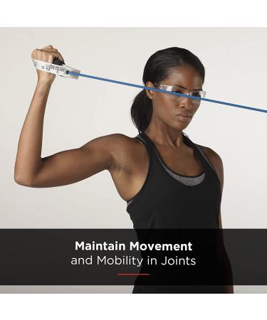 48 Theraband Resistance Tube with Soft Handles - Blue, Extra Heavy - Buy Online on GoSupps.com