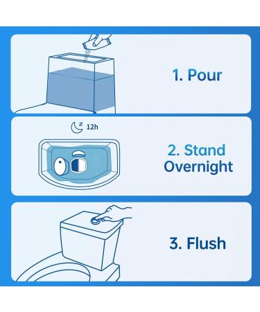 Vacplus Toilet Tank Cleaner 6-Pack | Automatic Descaler & Mold Remover | Effective Rust Removal for Clean Toilets - Buy Online on GoSupps.com