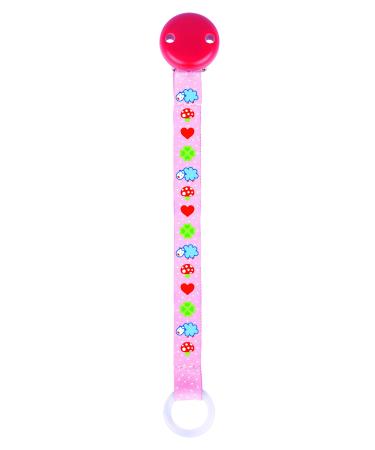 Heimess pacifier chain (sheep/pink)