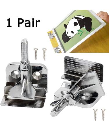 2Pcs Butterfly Hinge Clamp for Silk Screen Printing Hobby Printer with Four Screws - Buy Online on GoSupps.com