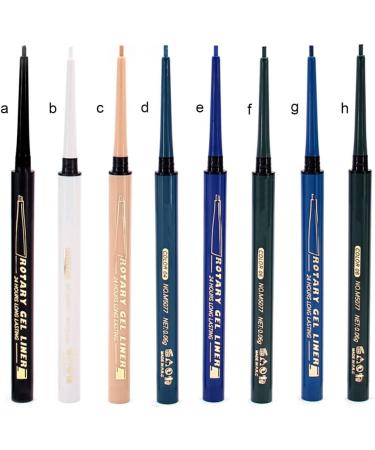 miduoidn Eyeliner Pens Waterproof Rotatable Quick-dry Eye Liner Pencils Smudge-proof Beauty Make Up Cosmetics for Professional Blue - Buy Online on GoSupps.com