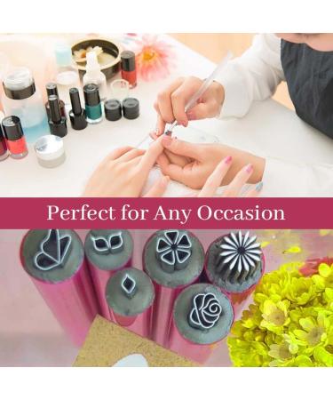 Nail Art Stamp Pen Nail Stamp Pen Nail Art Flower Stamp Pen Nail Art Stamping Pen Nails Art Stamp Pen with 6 Different Patterns for Women Girls Home Diy Nail Art (1Set * 6Pcs) - Buy Online on GoSupps.com