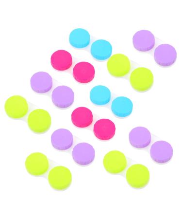 Exceart mini contact lens container 30PCs case Box holder container Storage Travel Kit Portable Eye Box Cosmetic Eye Storage Container Fall Mini Travel containers for eye lenses