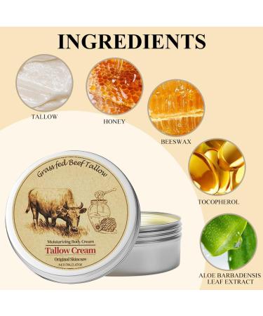 WAWJ Beef and Honey Balm Organic Beef Balm for Face and Body Beef Balm with Honey and Olive Oil Organic Beef Care Deep Care for Sensitive Skin - Buy Online on GoSupps.com