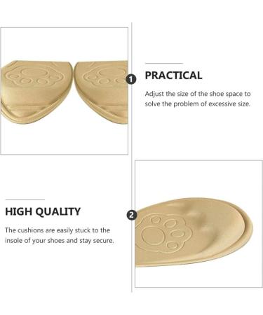 4 Pairs Forefoot Cushion Pads for High Heels Breathable Half Insole Metatarsal Inserts with Mini Spray Bottle Holder - Buy Online on GoSupps.com
