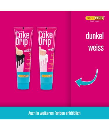 Decocino Pink Cake Drip (90g) - Ready-to-Use Decoration for Cakes Muffins & Cupcakes | Delicious Taste for Perfect Baking - Buy Online on GoSupps.com