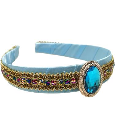 Girls Jasmine Headbands with Large Crystal Headwear Arabian Princess Hairbands Headpiece Hair Accessories - Buy Online on GoSupps.com