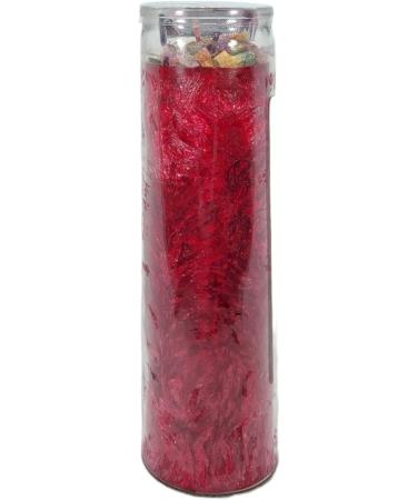 Attraction Palm Wax Spell Candle - Red | Vela Casa Esoterica Perfumed (Atracci n) for Spiritual Intentions - International Shipping Available - Buy Online on GoSupps.com