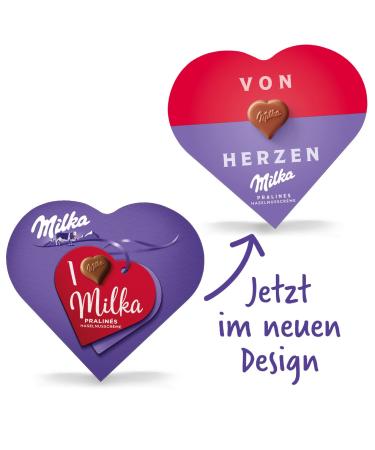 Milka I Love Milka Chocolates 12 x 44g - Nut-Nougat Cream in Alpine Milk Chocolate - International Shipping Available - Buy Online on GoSupps.com