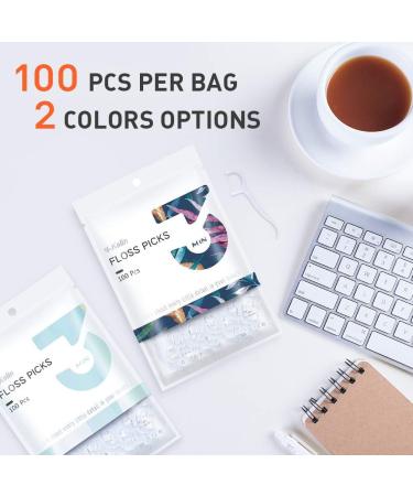 Dental Floss Picks - 300 Pcs Teeth Cleaning Toothpicks - Pack of 1 - Buy Online on GoSupps.com